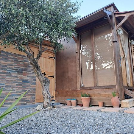 Gasthaus Wooden House At The Mountain-Private Paránimfoi Exterior foto