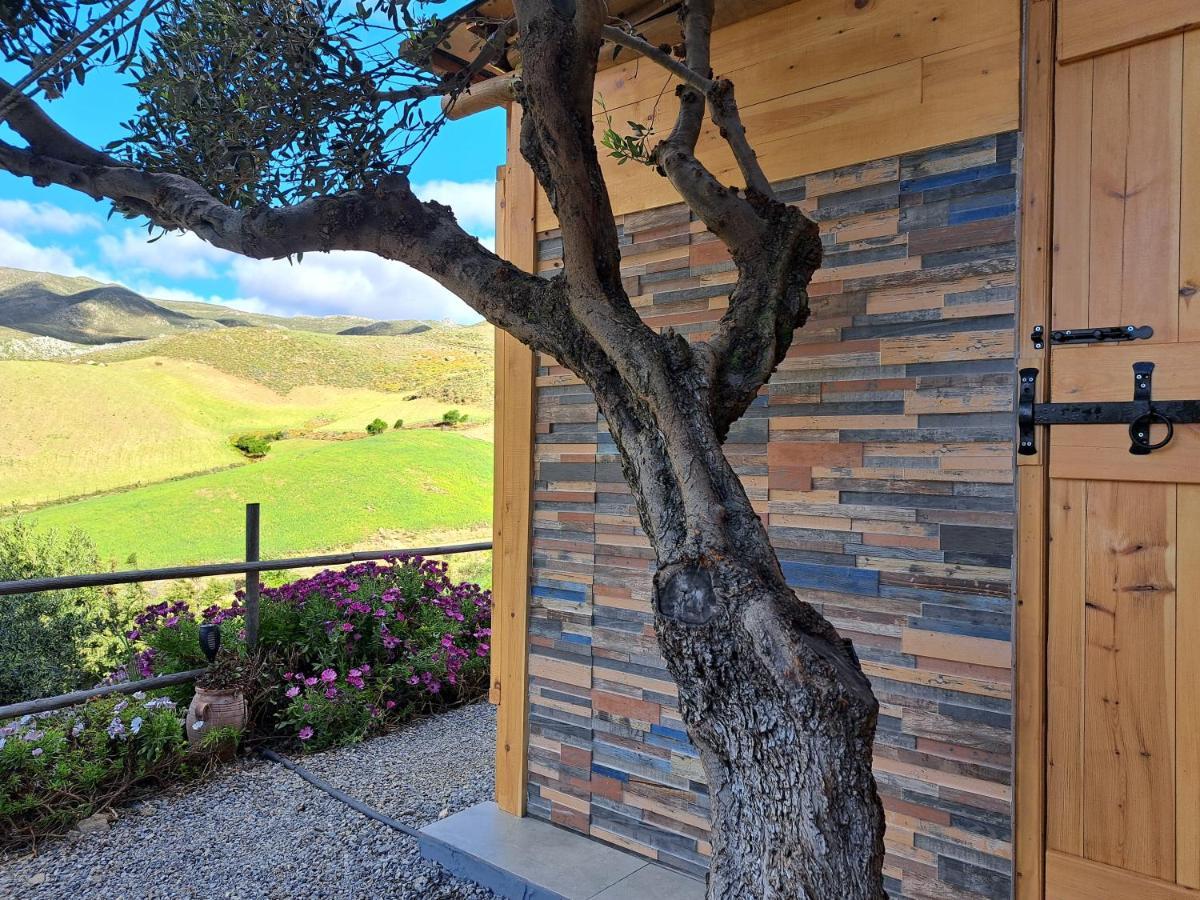 Gasthaus Wooden House At The Mountain-Private Paránimfoi Exterior foto