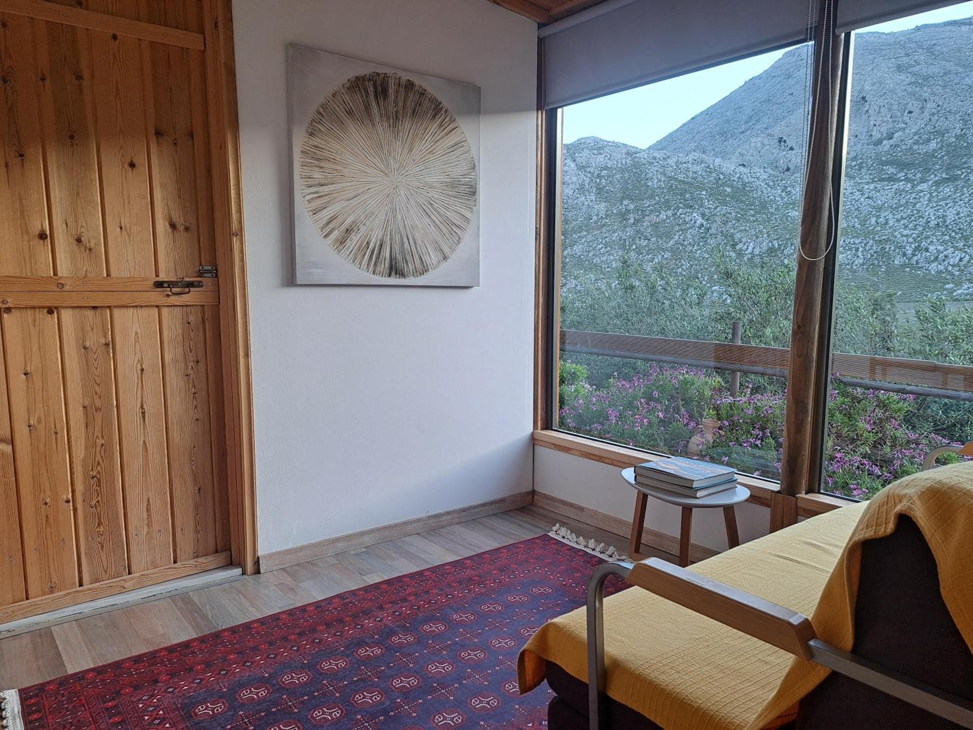 Gasthaus Wooden House At The Mountain-Private Paránimfoi Exterior foto